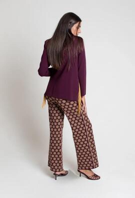 Pantalón Pisonero Norah Granate/Camel