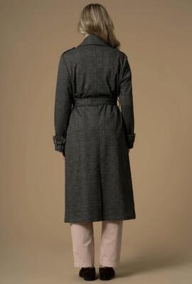 Abrigo Kocca Cuadros Negro