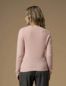 Jersey Kocca Cuello Caja Brillos Rosa