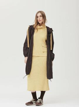 Abrigo Oky Harica Tecnico Marrón