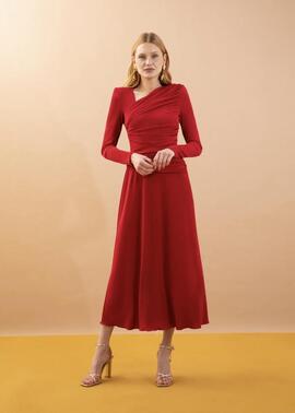 Vestido Victoria Merak Rojo