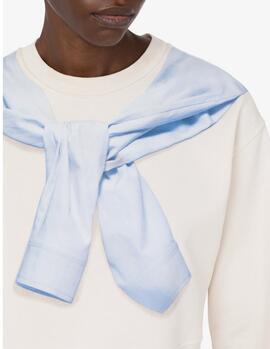 Sudadera Moschino Jeans Corta Beige