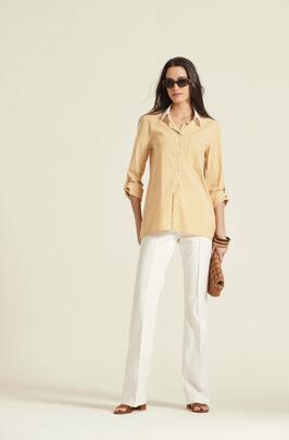 Camisa Oky Popilin Rayas Bicolor