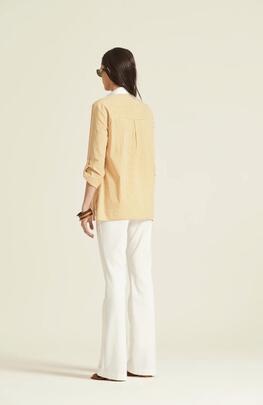 Camisa Oky Popilin Rayas Bicolor