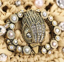 Bolso Kurt Chelsea SM Ruffle sh Beige