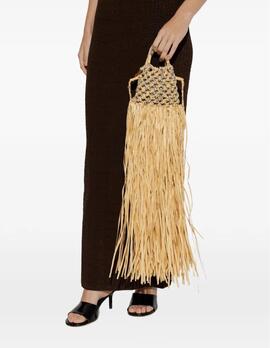 Bolso Kurt Mini Macrame Cristal Beige