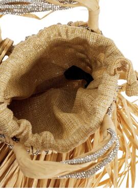 Bolso Kurt Mini Macrame Cristal Beige
