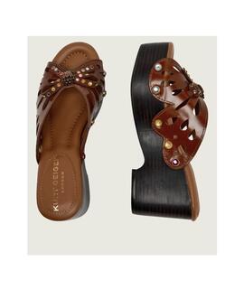 Sandalias Kurt Butterfly Wedge Mule