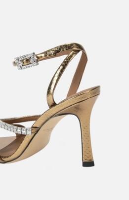 Sandalias Kurt Geiger Crystal Strap Bronce