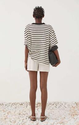 Camiseta Eleh Rayas Blanca