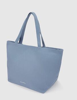 Bolsa Karl Shopper Canvas Azul