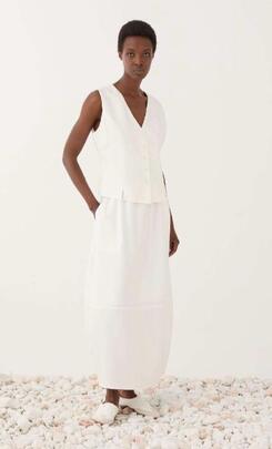 Falda Eleh Globo Blanca