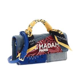 Bolso Rue Madam Paisey Shoulder Demin Azul