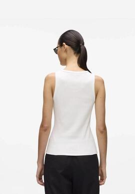 Camiseta Karl Signature Tirantes Blanca