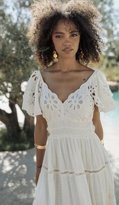 Vestido Piti Cuiti Florencia Blanco