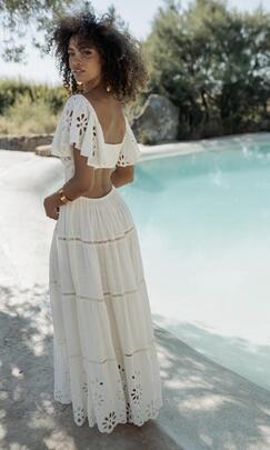 Vestido Piti Cuiti Florencia Blanco