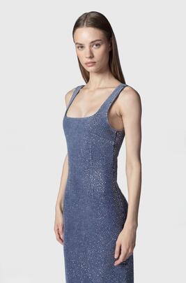 Vestido Twenty Vaquero Brillos