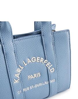 Bolso Karl Tote Mini Square Azul