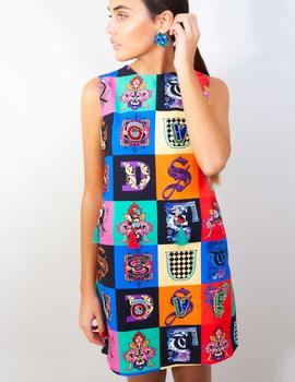  Vestido Multicolor Lasaison para Mujer