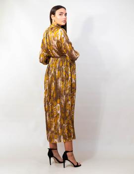Vestido Print Serpiente Amarillo Nevada Love para Mujer