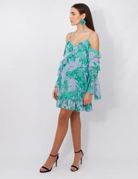 Vestido Isabelle Blanche Midi Rouches para Mujer