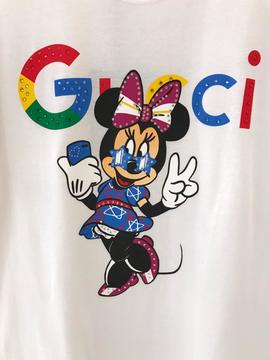 T- Shirt Fuck Your Fake Minnie Gucci Lux para Mujer