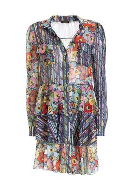 Vestido Fracomina Printed Short Multicolor para Mujer