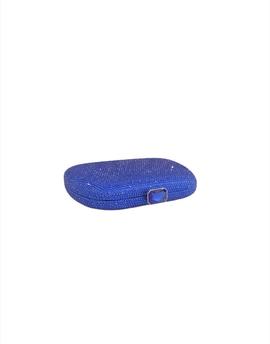 Clutch Brillos Azul Klein para Mujer
