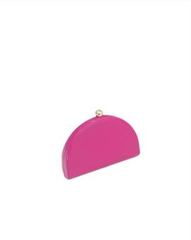 Clutch Semiluna Charol Buganvilla para Mujer