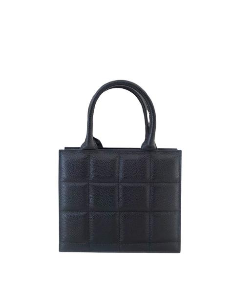 Bolso pequeño negro cuero minimalista