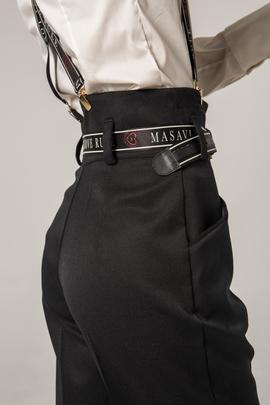 Pantalón Masavi Jaretas Negro para Mujer
