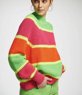 Jersey Kaos Rayas Multicolor para Mujer
