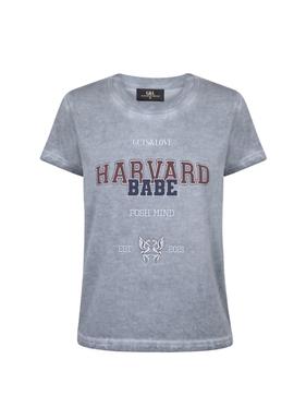 Camiseta Guts And Love Harvard Babe para Mujer