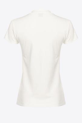 Camiseta Pinko Daiano Blanca para Mujer