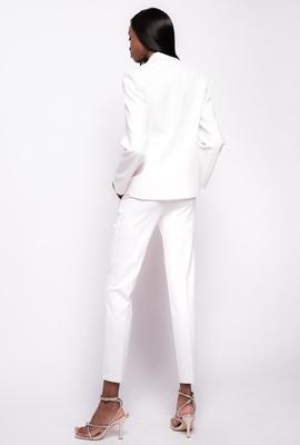 Americana Pinko con Botones Joya Blanco Roto para Mujer