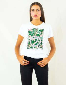 Camiseta La Condesa Caban blanco para mujer