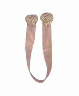 Cinturón Hoja Dorada Rosa para Mujer