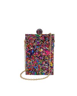 Clutch Vertical Papeles Multicolor para Mujer