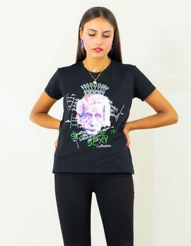 Camiseta La Condesa Science negro para mujer