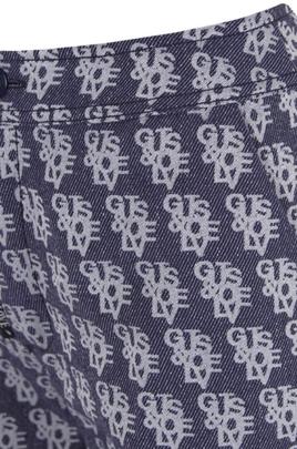Pantalón Guts And Love Monogram Jacquard Azul para Mujer