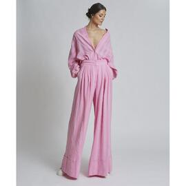 Pantalón Palazzo Zaitegui Rayas Rosa para Mujer