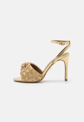 Sandalias Kurt Geiger Kesington Fabric Gold para Mujer