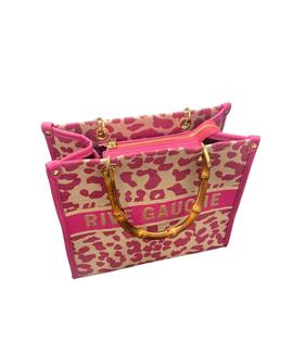 Bolso Pequeño Vimoda Animal Print Fucsia para Mujer